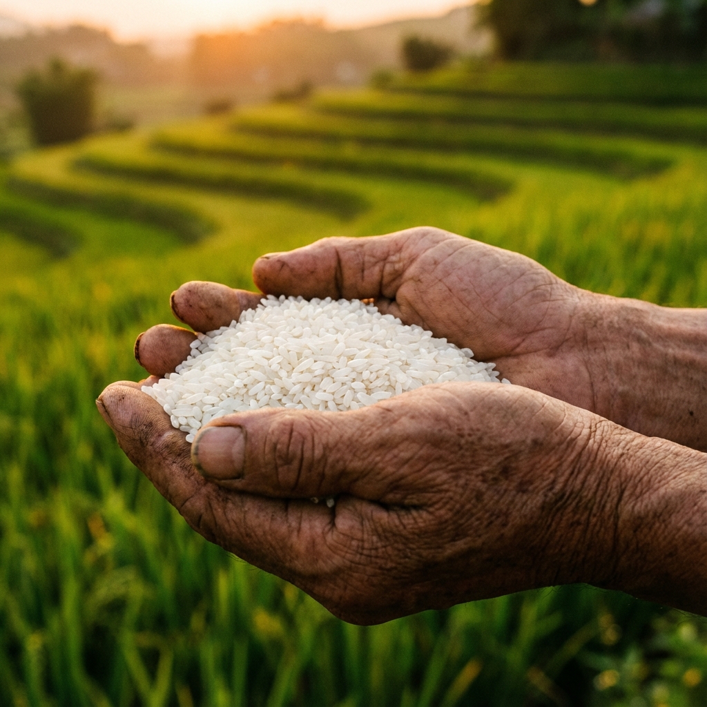 Người nông dân và hạt gạo